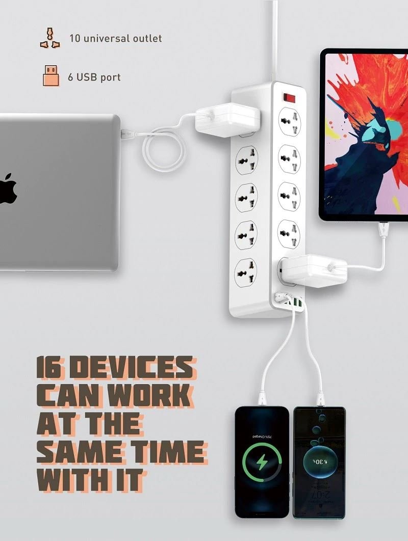 разклонител за контакт - Atron разклонител за контакт - Atron